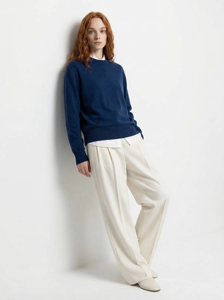The Boxy Knitted Crewneck