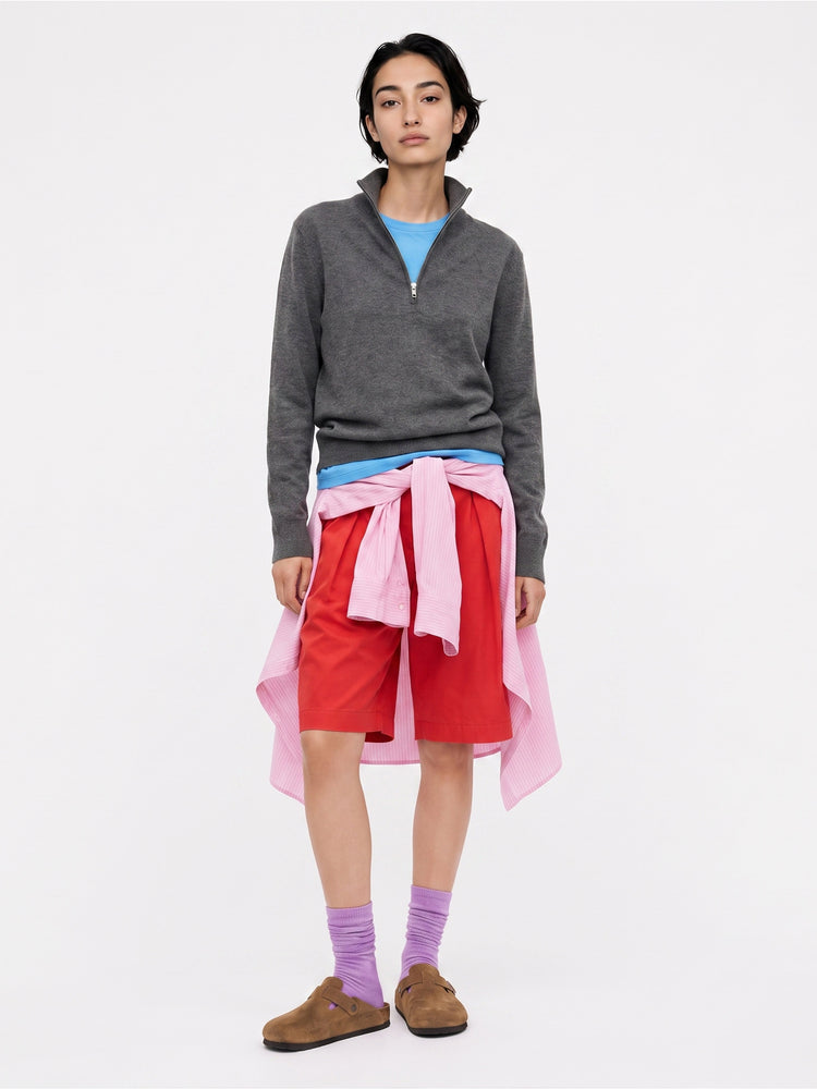 The Knitted Quarter Zip Jumper