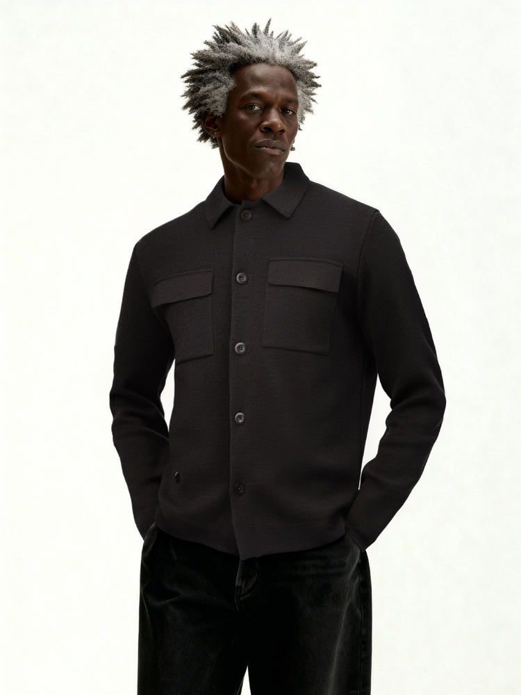 The Over Shirt Anthracite Black Image