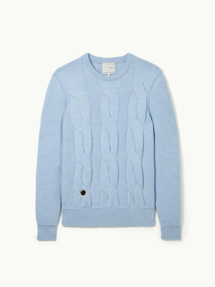 The Cable Knit Cloud Blue Image
