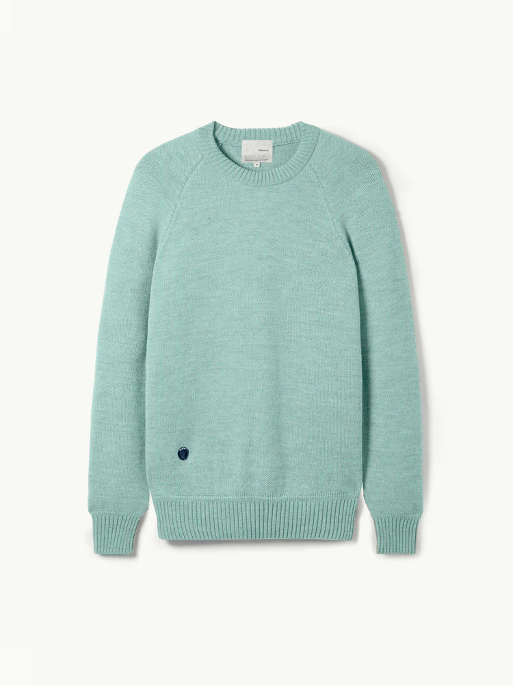The Original Crewneck Aqua Green Image