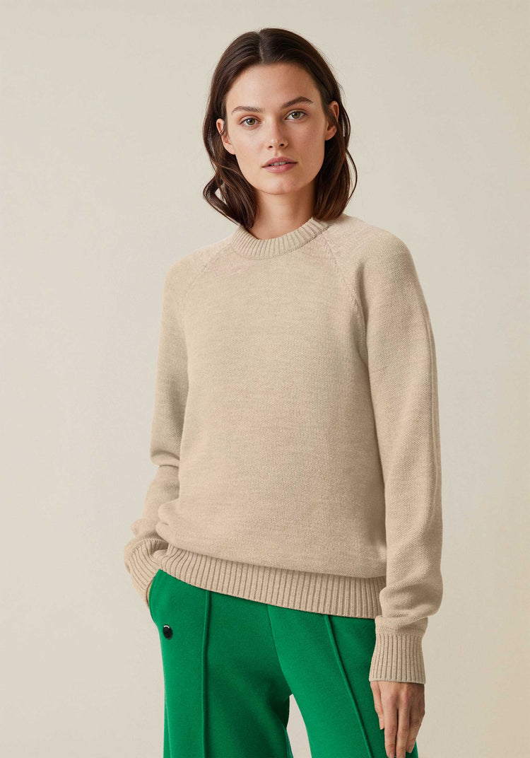 The Original Crewneck Almond White Image