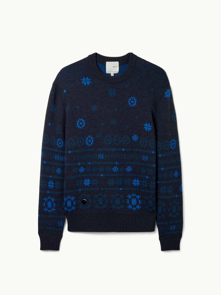 The Deconstructed Fair Isle Pacific Blue Image