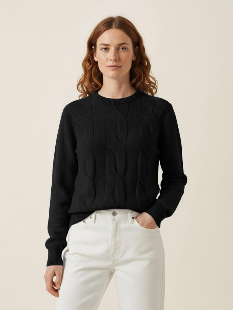The Cable Knit Anthracite Black Image
