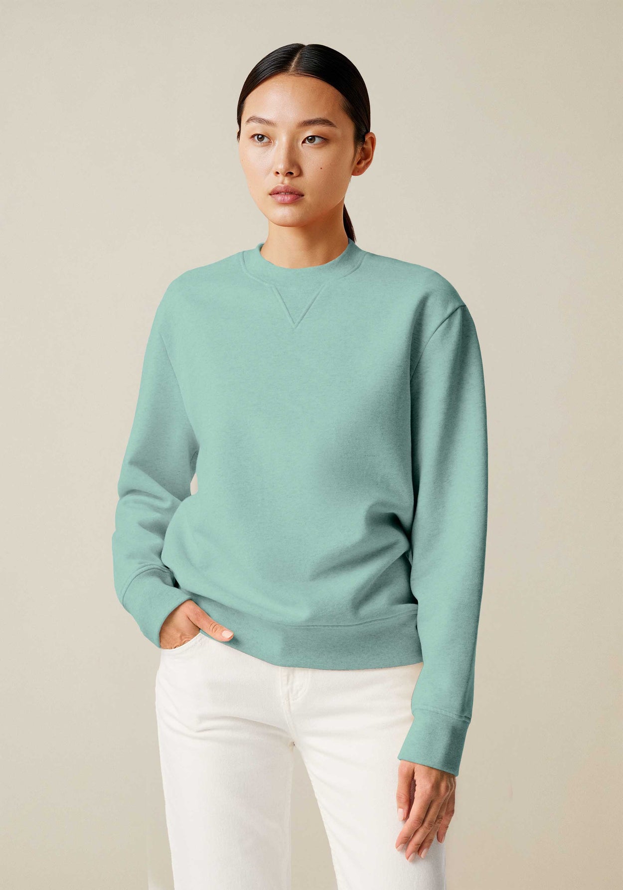 The Fibregen Sweatshirt Mineral Sea Female Image