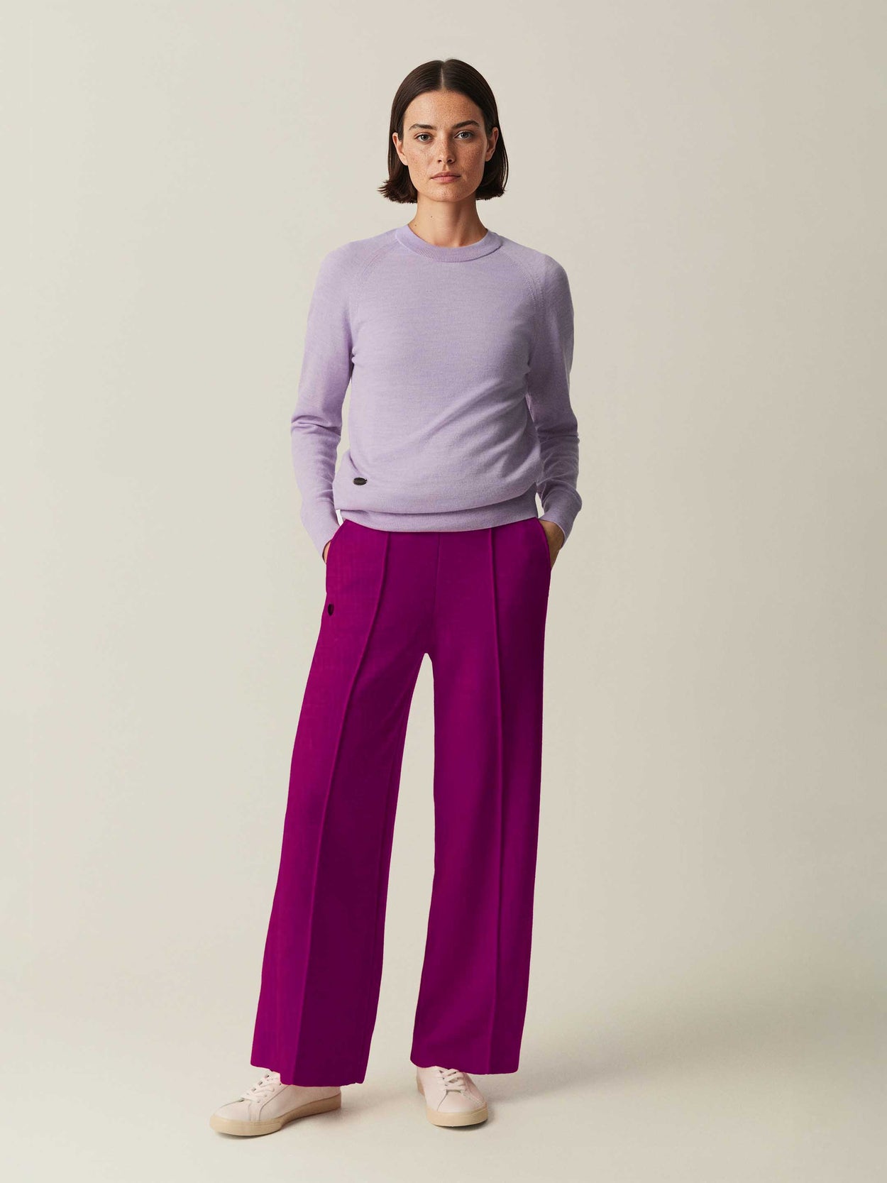 The Flow Trousers Royal Purple Female Image