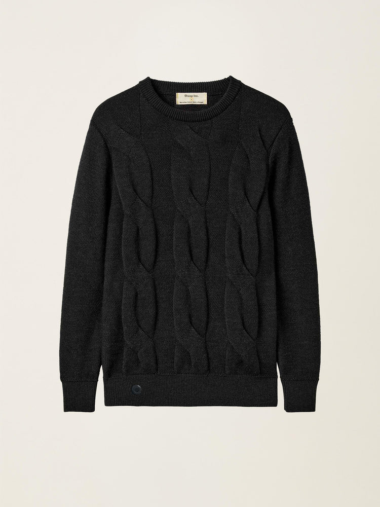 The Cable Knit Anthracite Black Image