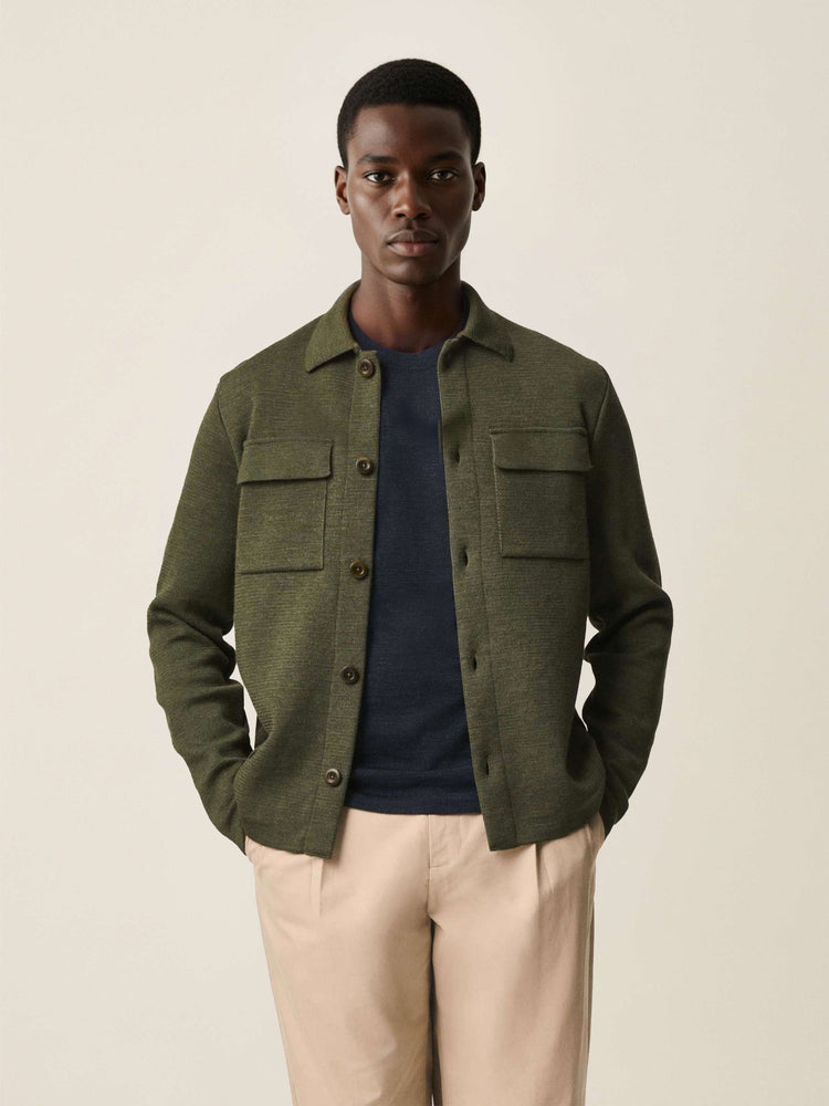 The Over Shirt Moss Green Image