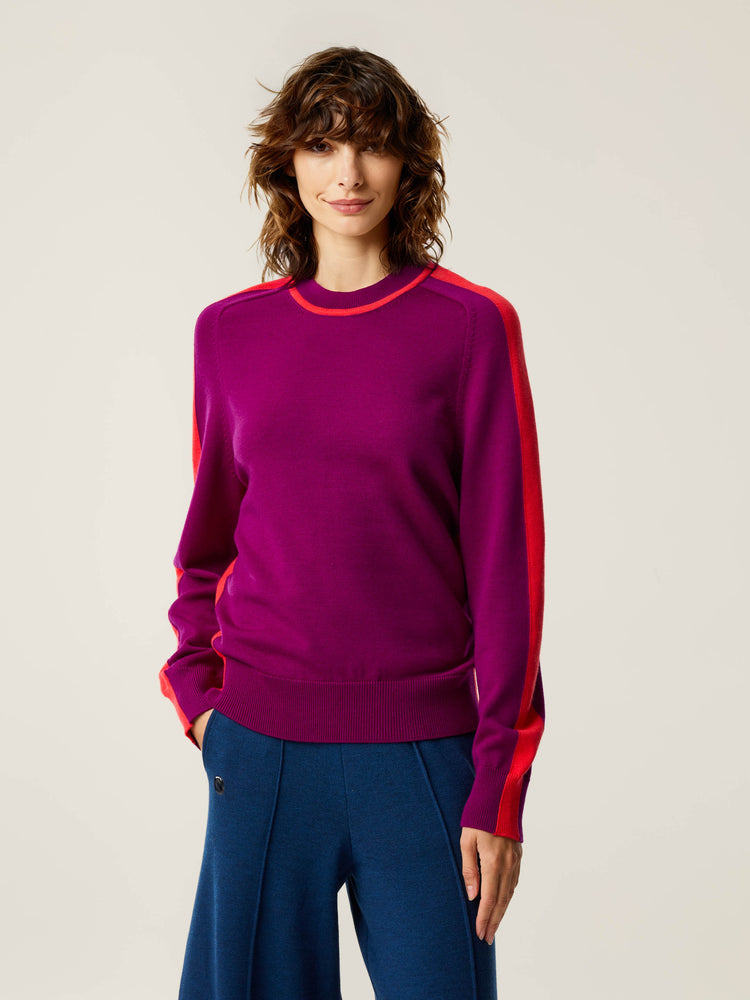 The Silhouette Crewneck Royal Purple Image
