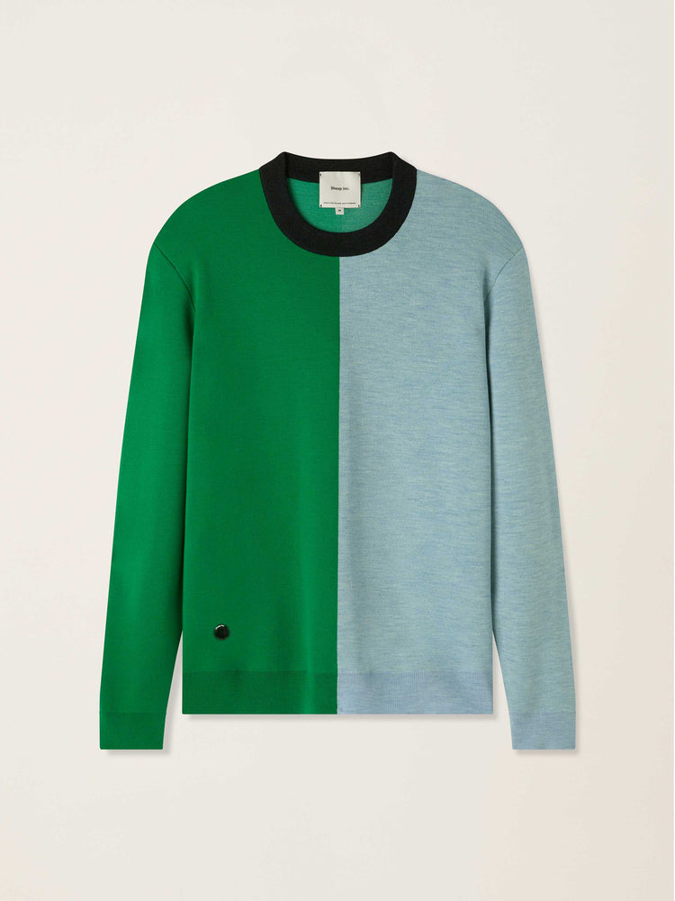 The Colourblock Crewneck Jumper