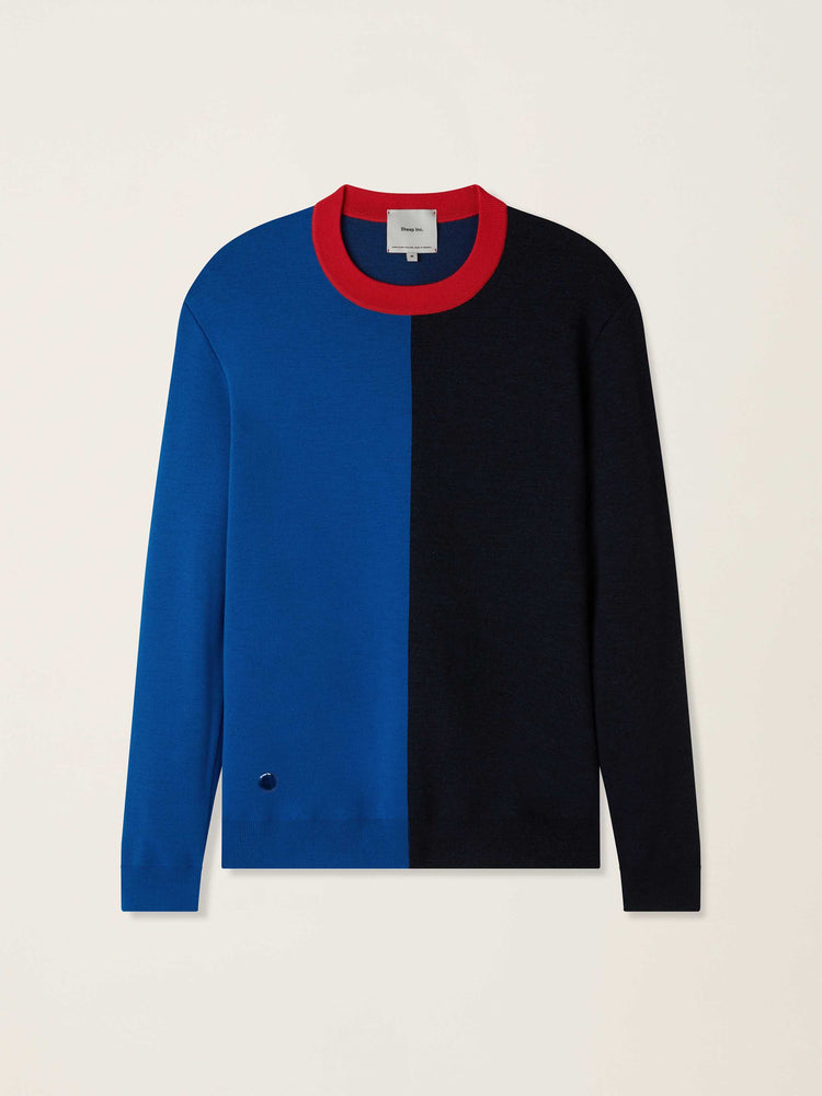 The Colourblock Crewneck Jumper