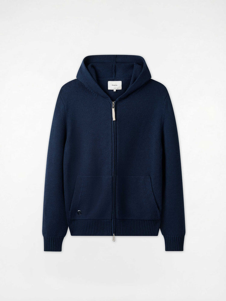 The Chunky Knit Zip Hoodie
