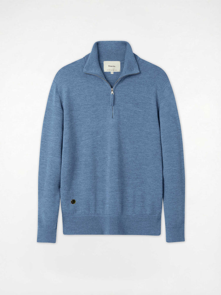 The Knitted Quarter Zip Jumper