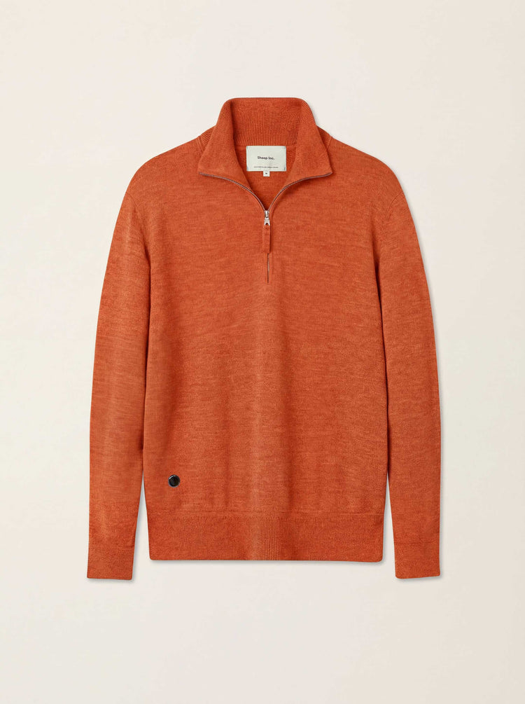 The Knitted Quarter Zip Jumper