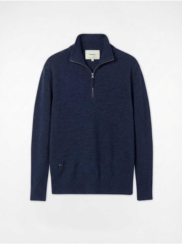 The Knitted Quarter Zip Jumper