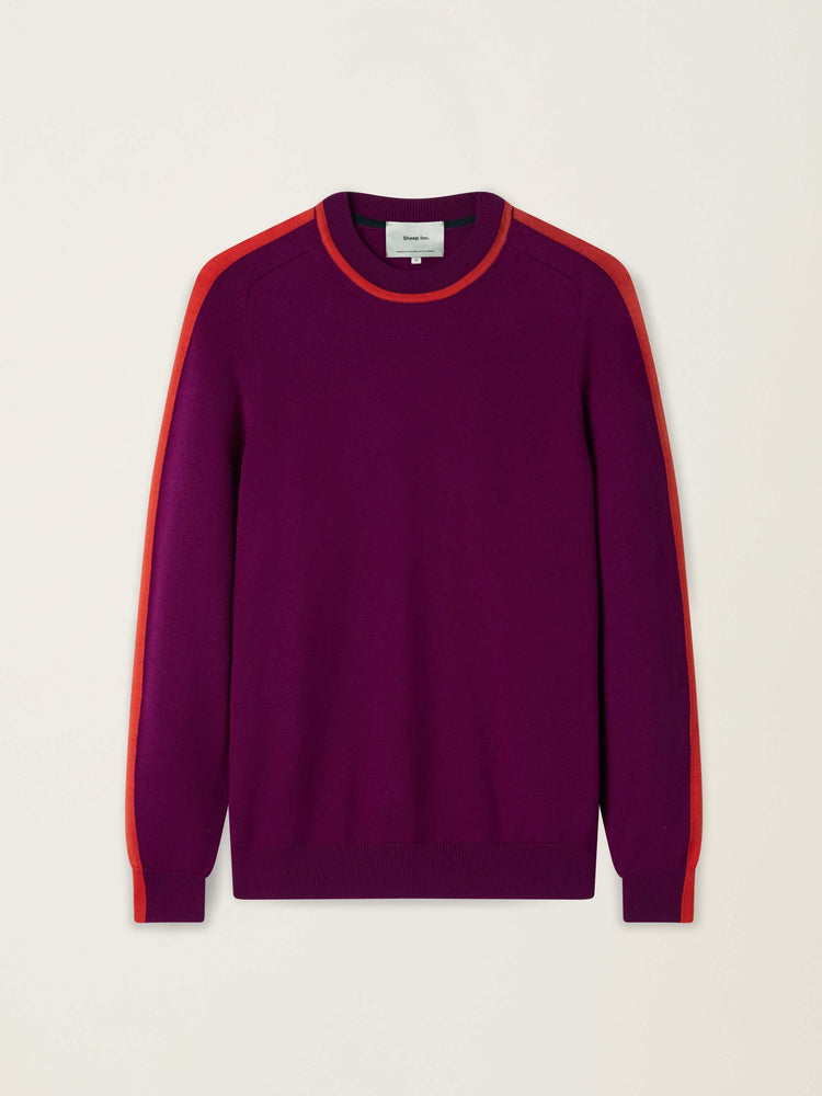 The Silhouette Crewneck Royal Purple Image