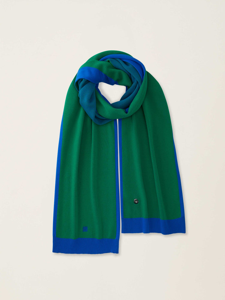 The Silhouette Scarf Bottle Green Image