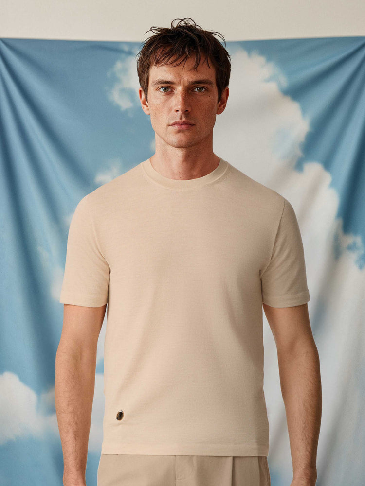 The Ultra-Light T-Shirt Almond White Image