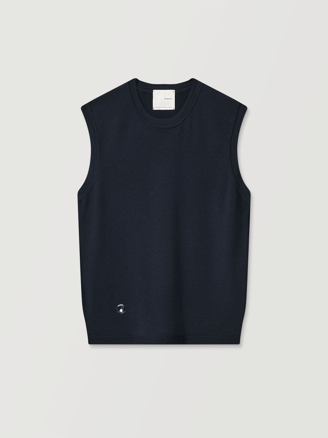 The Knitted Vest Pacific Blue Image