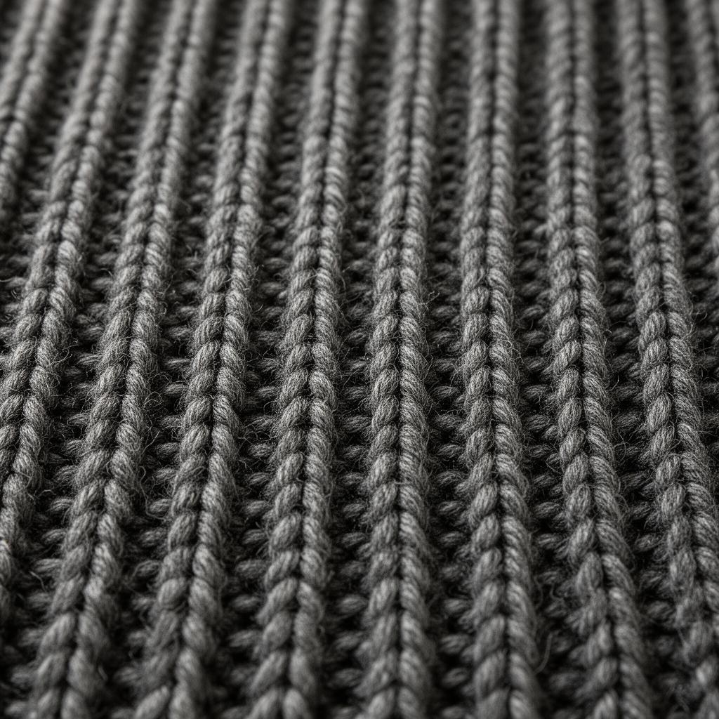 Rib knit texture