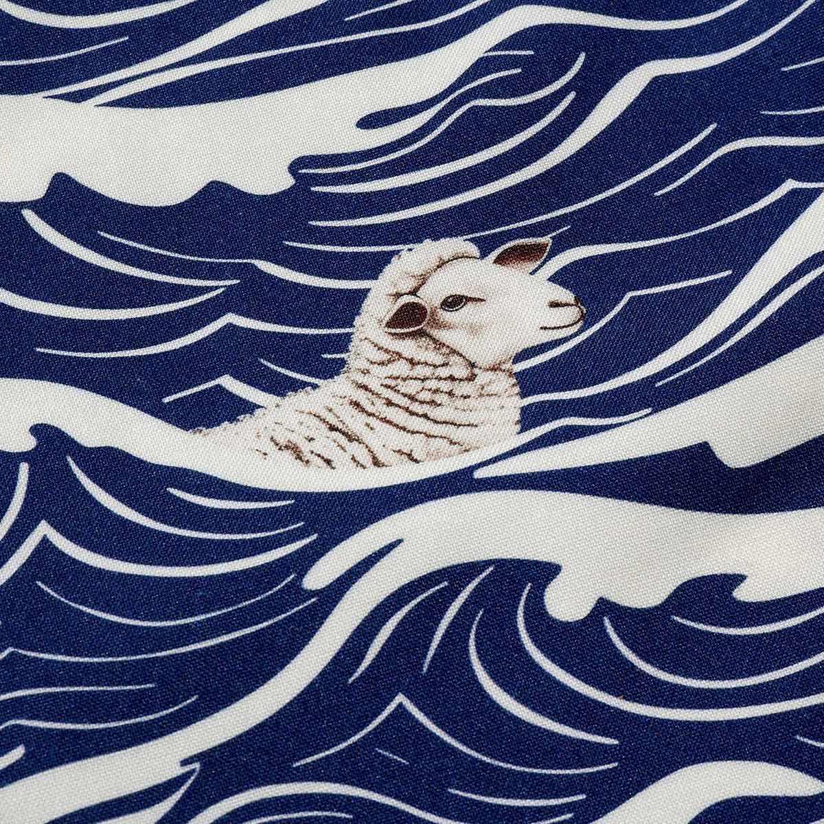 Merino swim shorts close-up