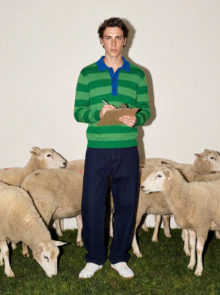 The Rugby Polo Bottle Green Image