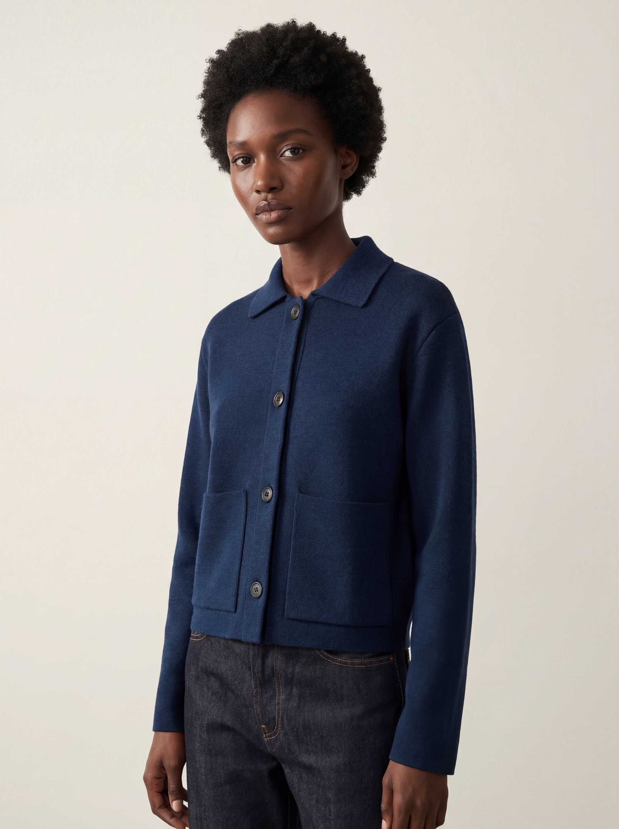 The Chore Jacket Tasman Blue Female Image