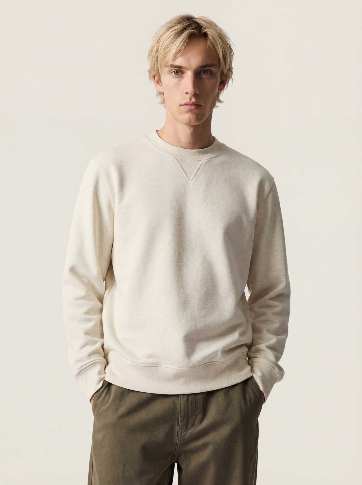 The Fibregen Sweatshirt Cloud Ash Male Image