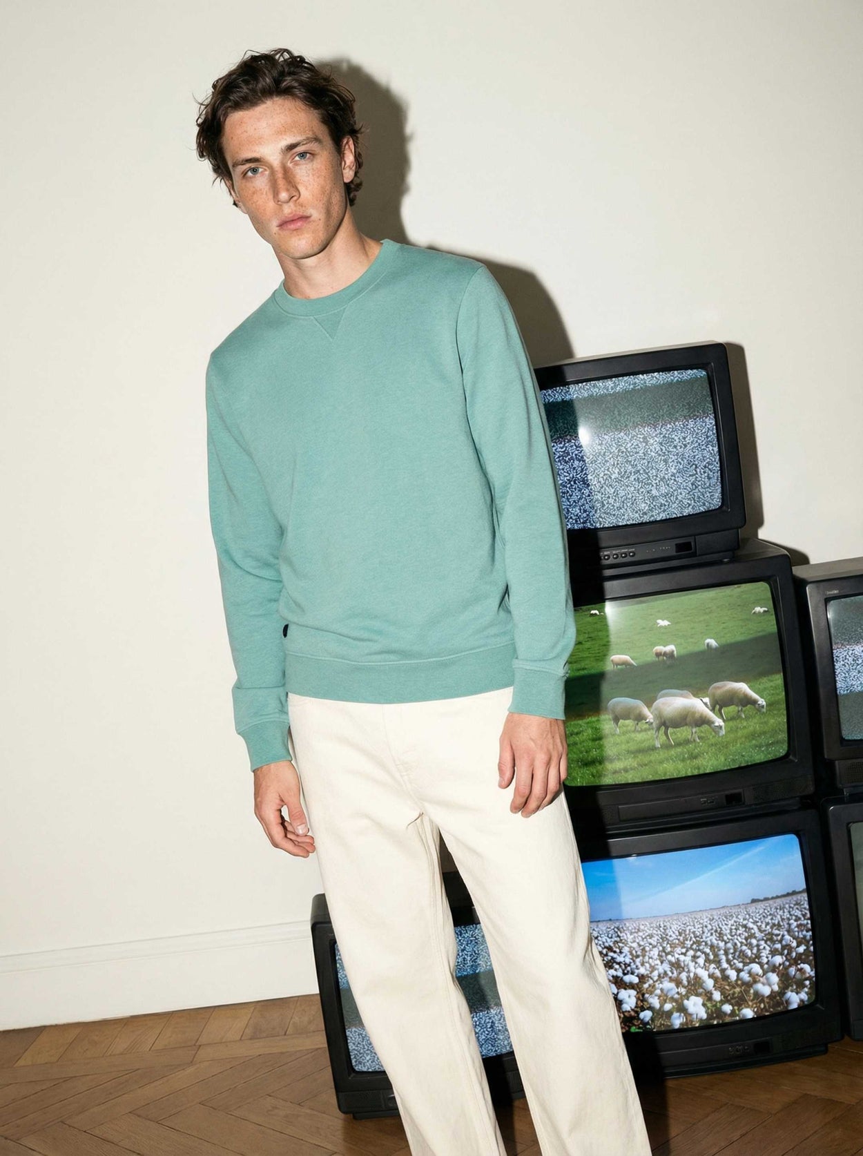 The Fibregen Sweatshirt Mineral Sea Male Image