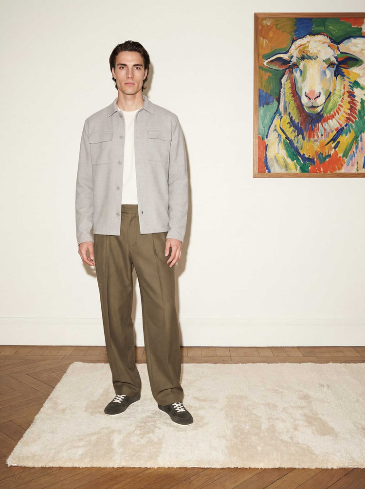 The Over Shirt Moon Grey Image