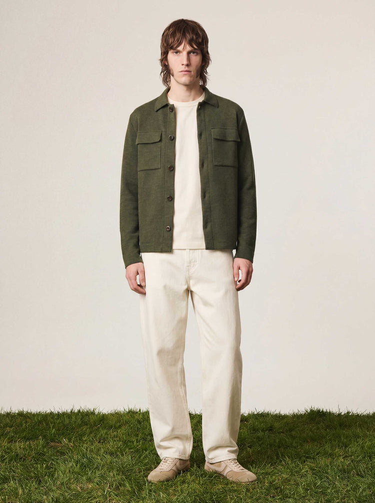 The Over Shirt Moss Green Image