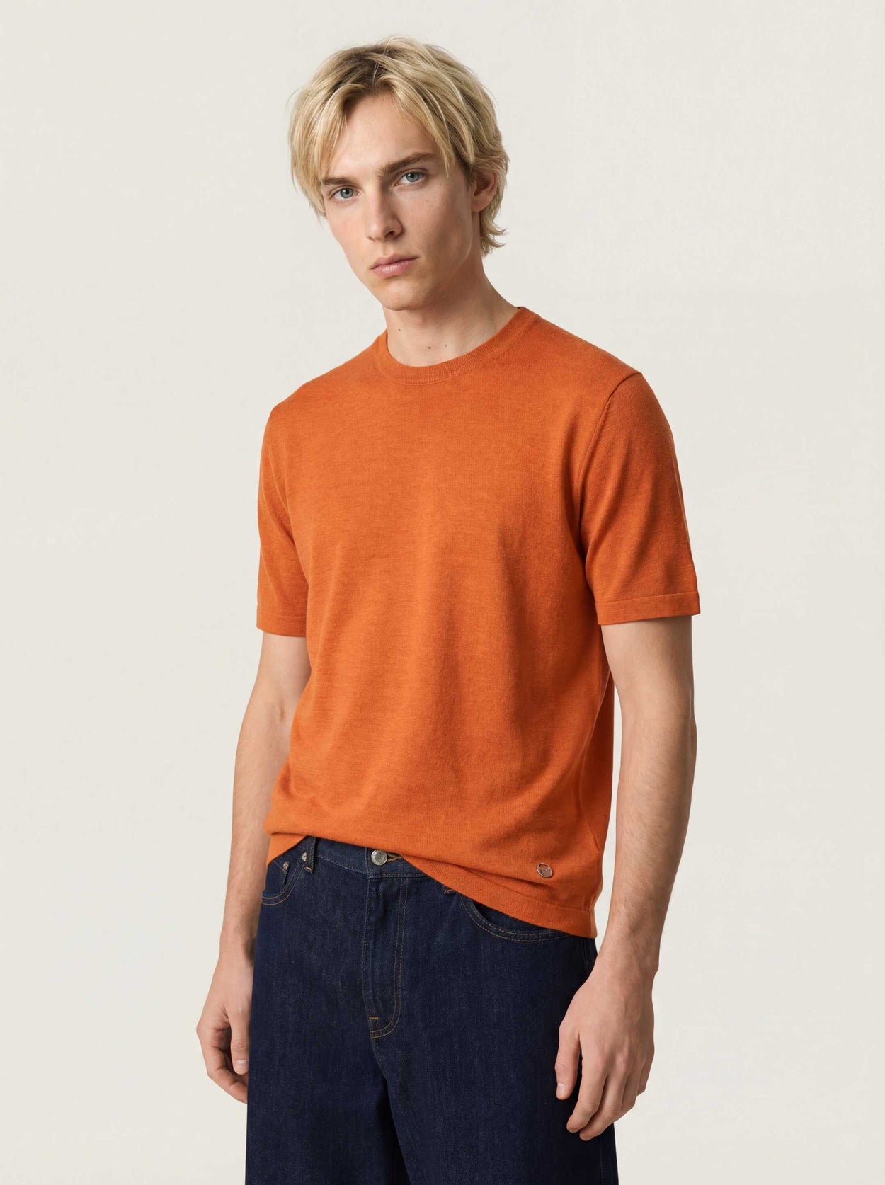 The Ultra-Light T-Shirt Burnt Orange Male Image