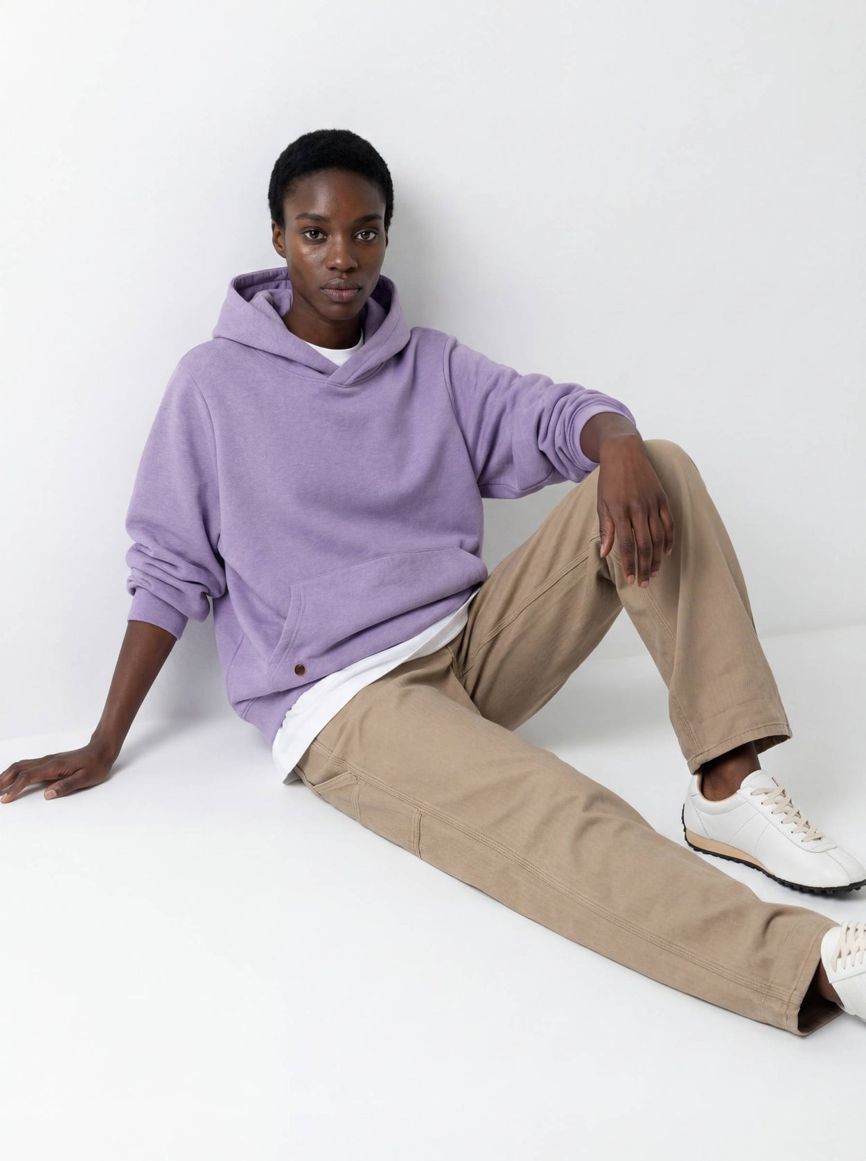 The Fibregen Hoodie Lavender Haze Female Image