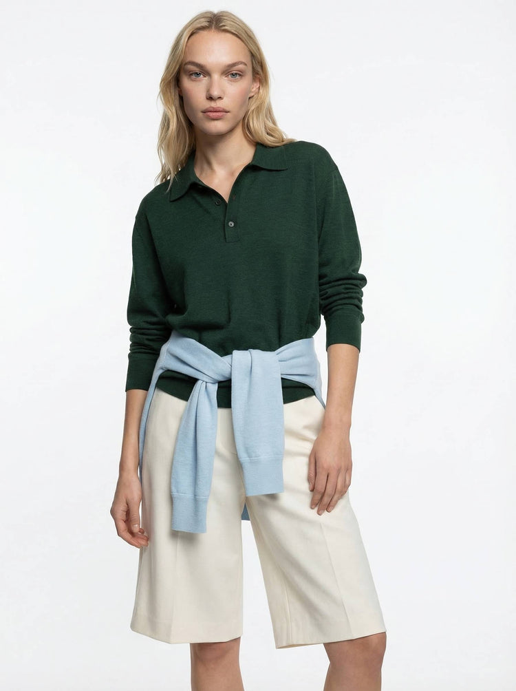 The Everyday Long Sleeve Polo Shirt