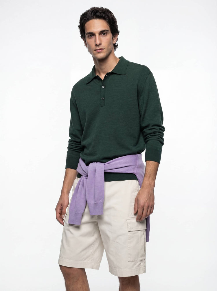 The Everyday Long Sleeve Polo Shirt