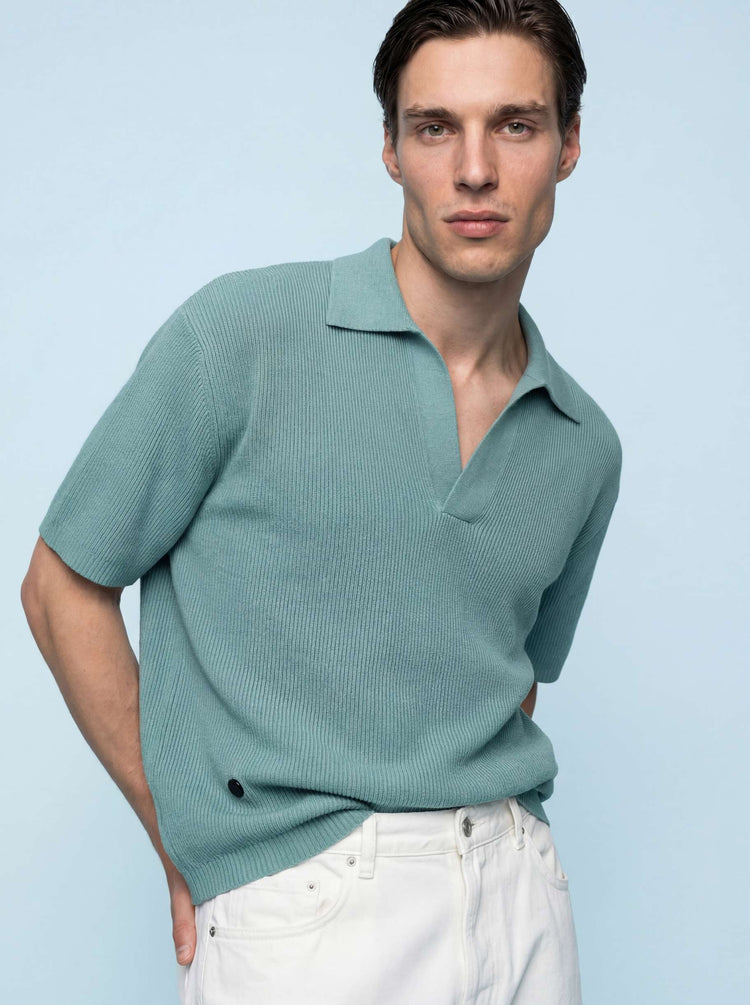 The Men's Plaited Polo