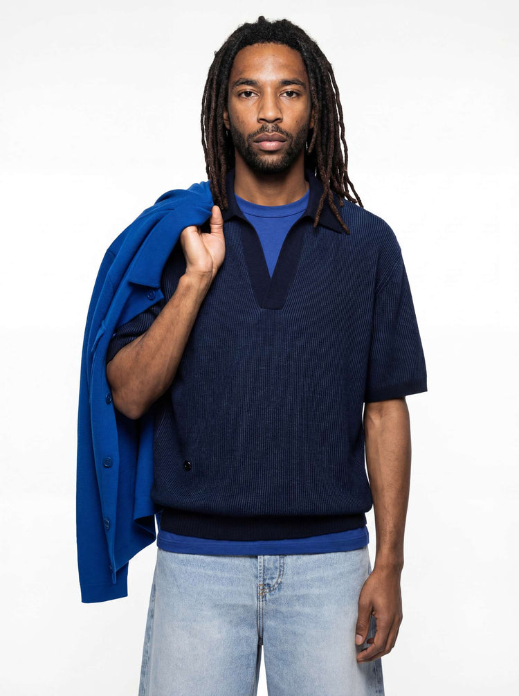 The Men's Plaited Polo