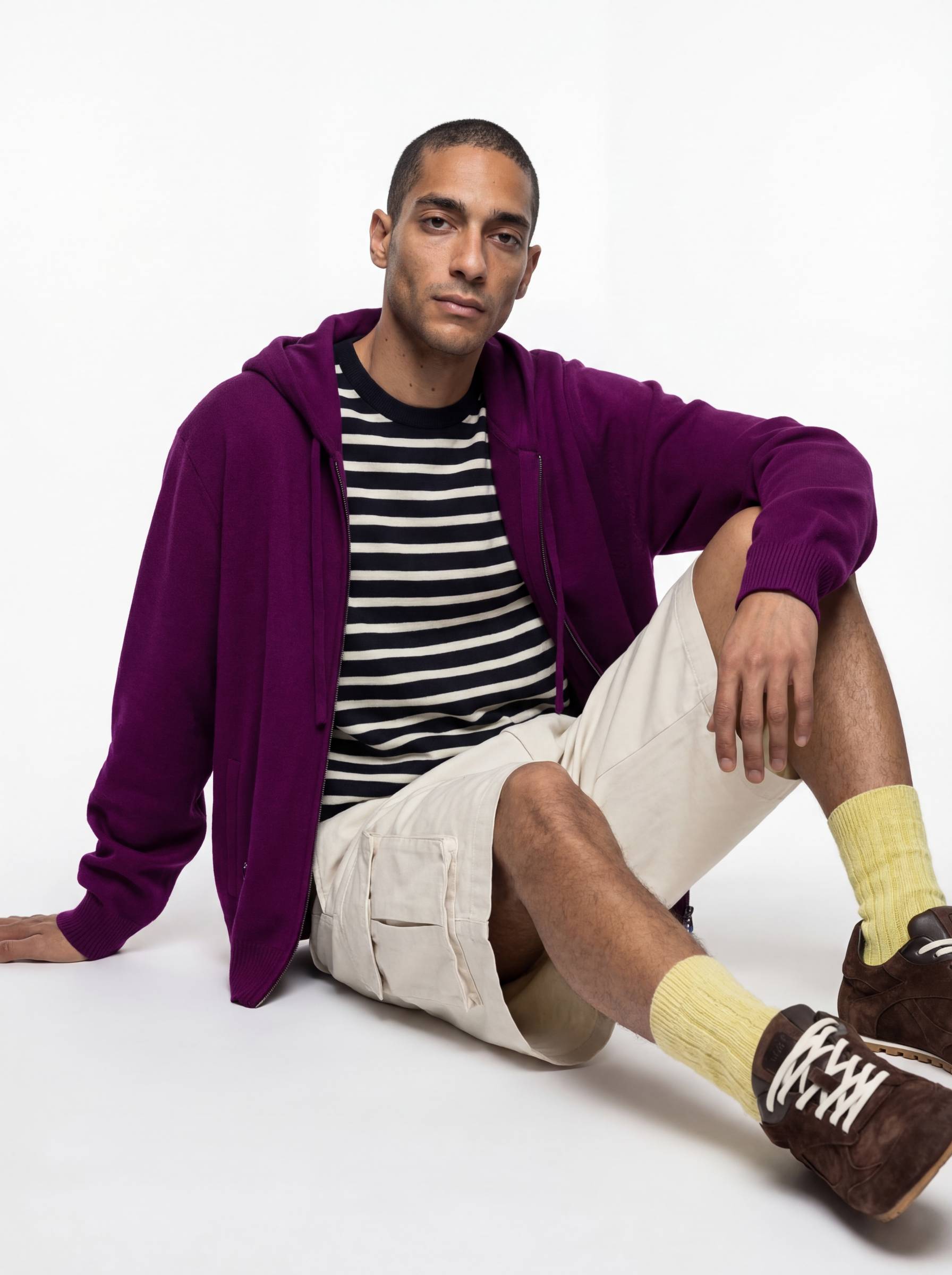 Royal Purple - Signature Merino Zip Hoodie | Sheep Inc.
