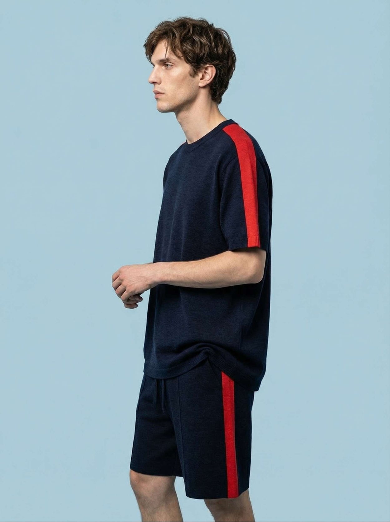 The Silhouette Shorts Pacific Blue Male Image