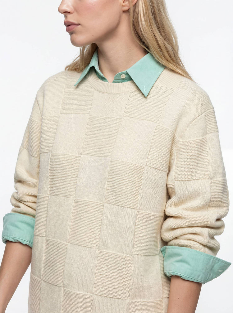 The Textured Crewneck Jumper
