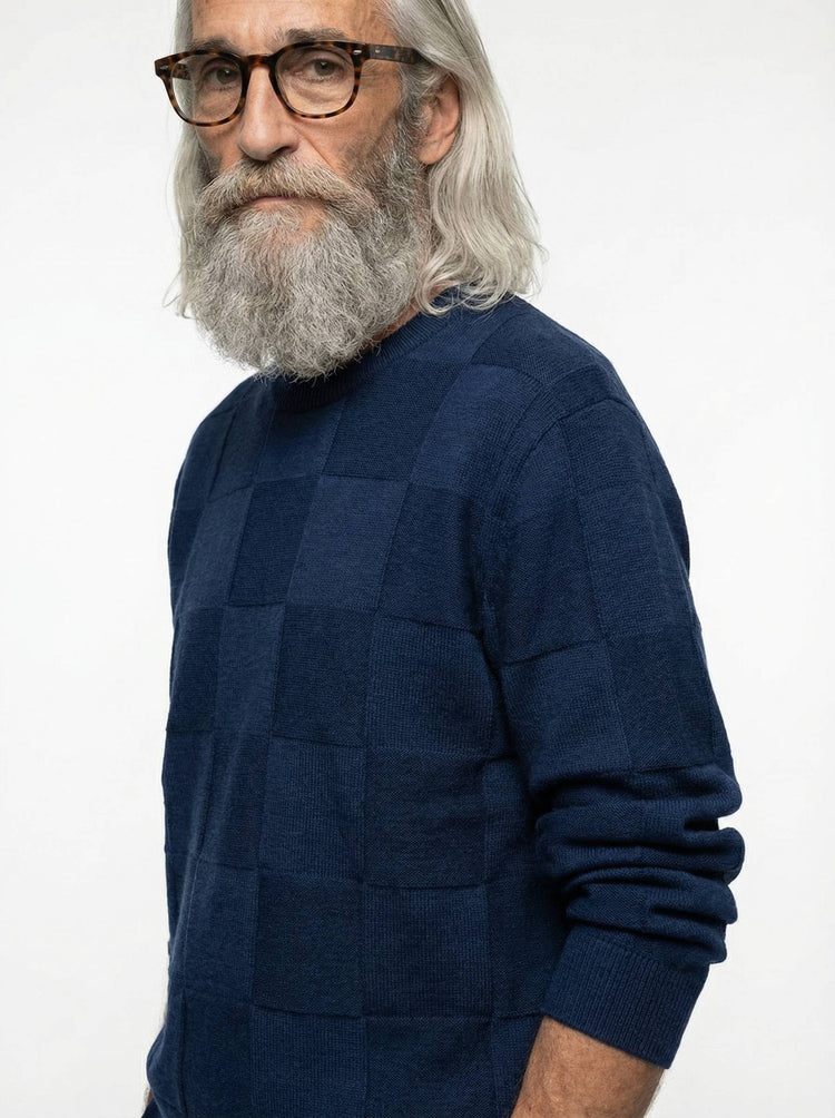 The Textured Crewneck Jumper