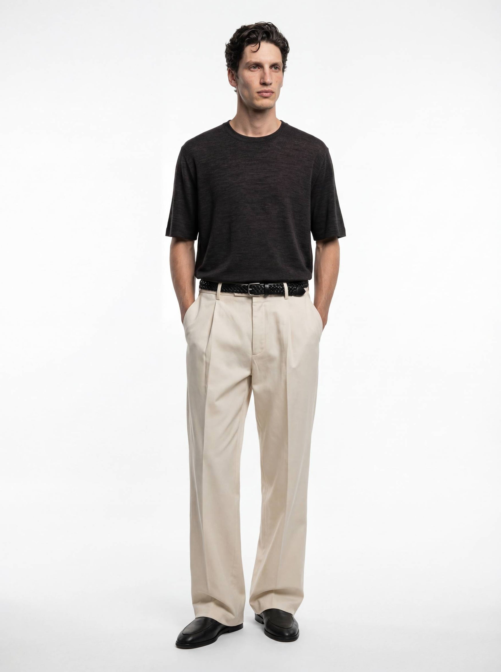 Anthracite Black - Lightweight Merino Wool T-Shirt | Sheep Inc.