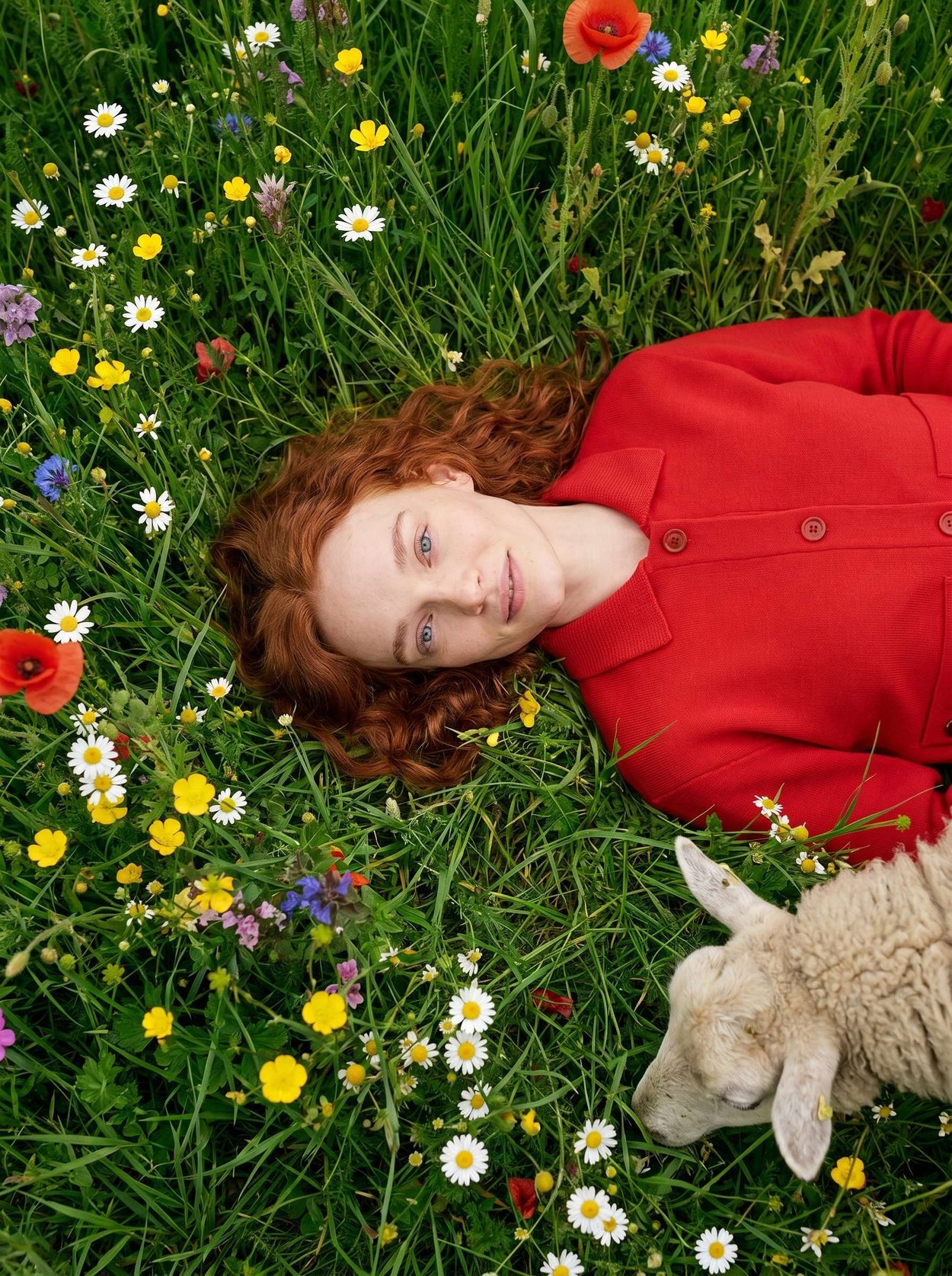 The Chore Jacket Poppy Red Female Image