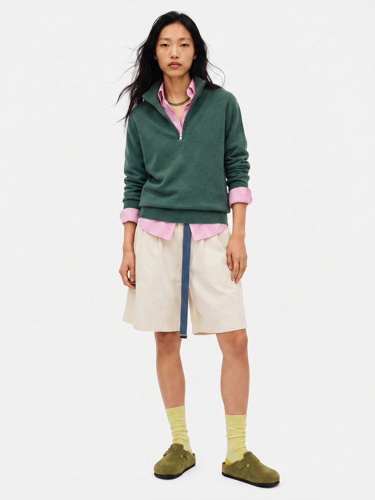 The Knitted Quarter Zip Jumper
