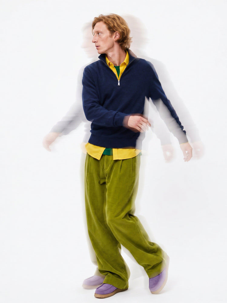 The Knitted Quarter Zip Jumper
