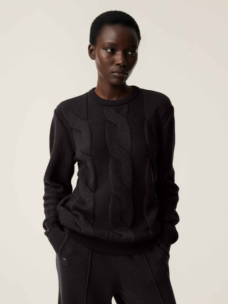 The Cable Knit Anthracite Black Image