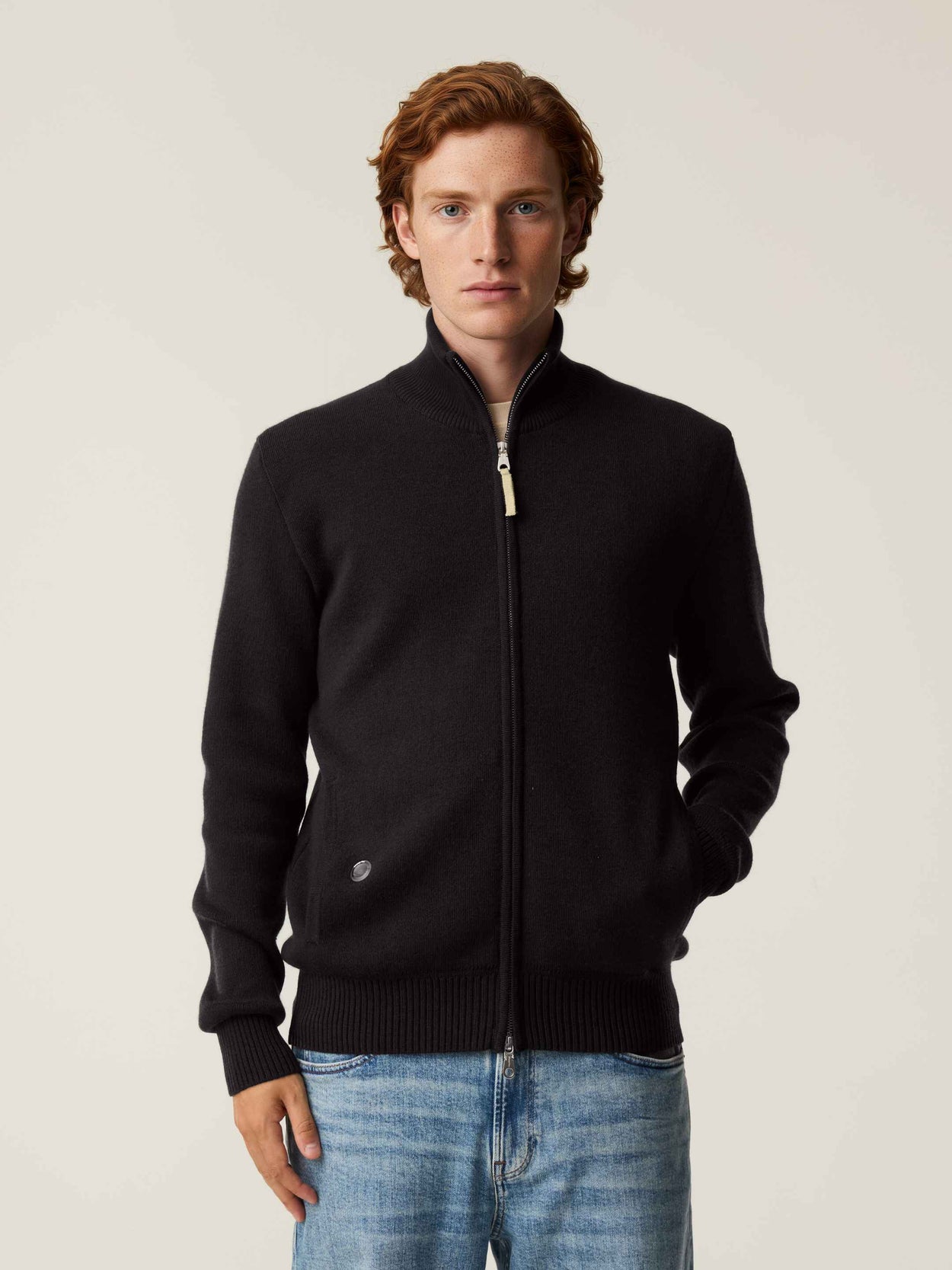 The Everyday Zip Through Anthracite Black Male Image