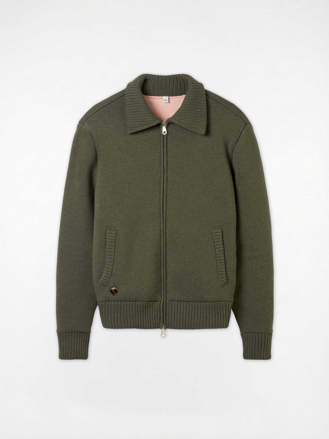 Knitted Bomber Moss