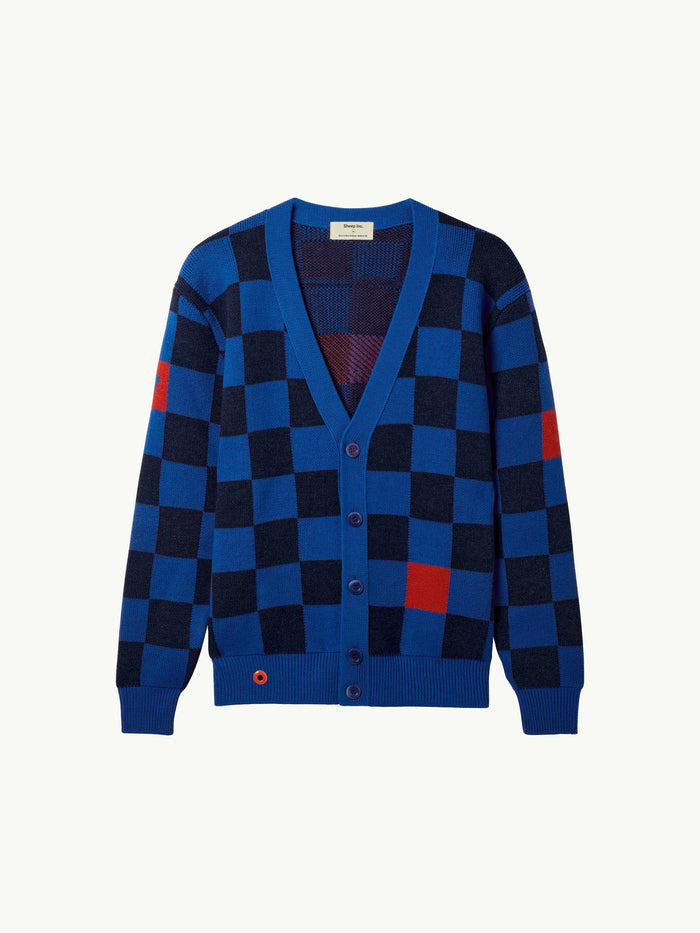 Checkmate Knitted Cardigan - Men's/Women's - Sheep Inc