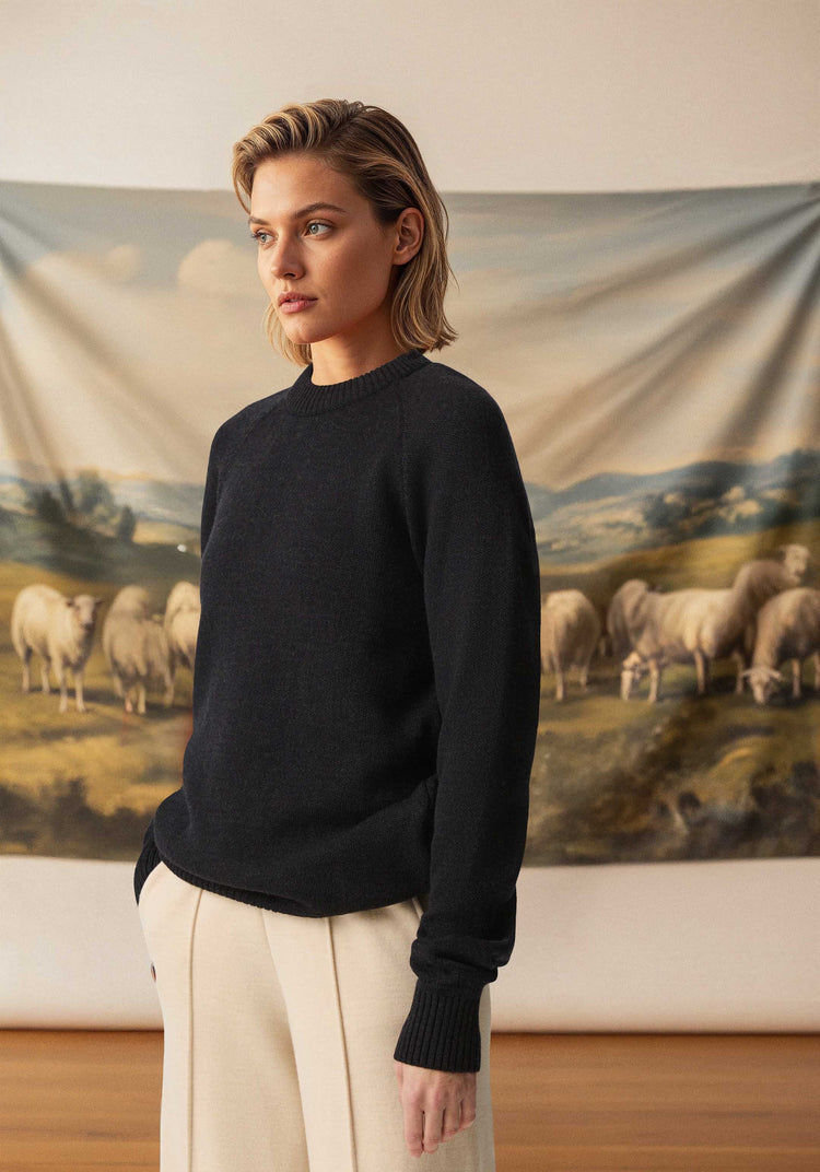 The Original Crewneck Anthracite Black Image